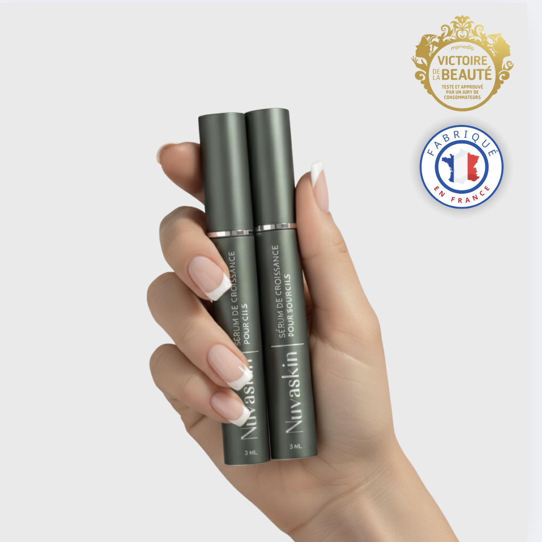 1 Sérum cils + 1 sérum sourcils offert !