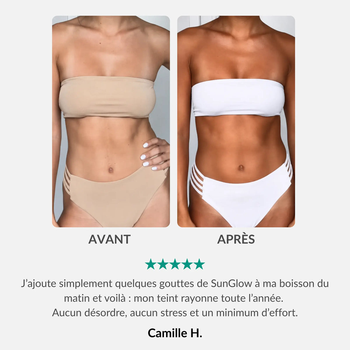 SunGlow | Gouttes à boire – Teint hâlé